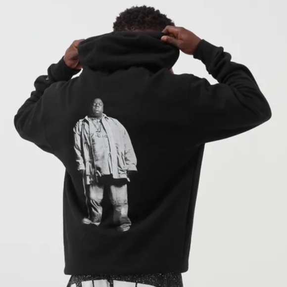Mitchell & Ness Frank White Legacy Reborn Notorious B.I.G. Black Hoodie NWT - Picture 1 of 7